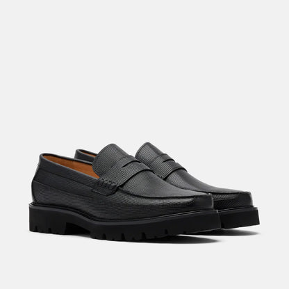 Adler Lug Penny Loafers